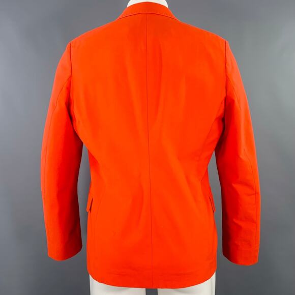 ACNE STUDIOS SS14 Size 40 Noel Orange Cotton Blend Single Button Sport Coat - Picture 3 of 9